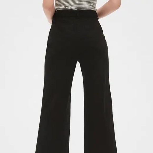 GAP High Rise Wide-Leg Crop Chinos New - Picture 6 of 7